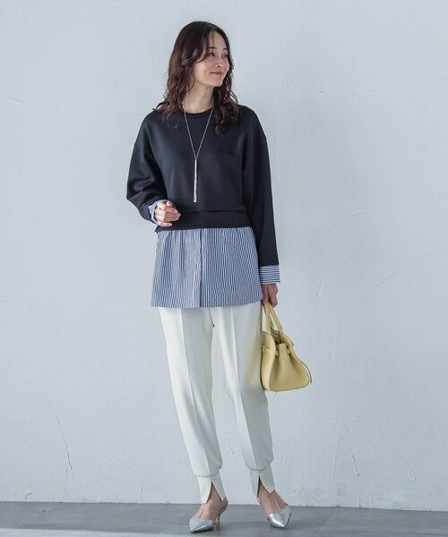 LAUTREAMONT / ロートレアモン その他パンツ | 【一部店舗限定販売】レクチュールポンチパンツ≪洗濯機で洗える≫ | 詳細4