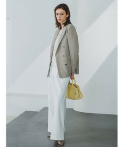 LAUTREAMONT / ロートレアモン その他パンツ | ベルト付きワイドシルエットパンツ≪洗濯機で洗える≫