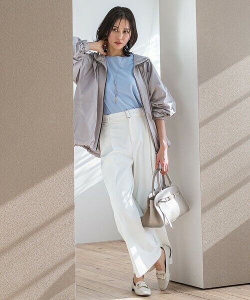 LAUTREAMONT / ロートレアモン その他パンツ | ベルト付きワイドシルエットパンツ≪洗濯機で洗える≫ | 詳細6