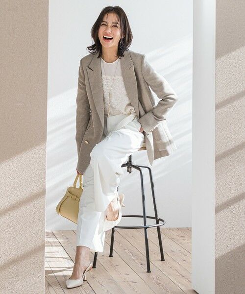 LAUTREAMONT / ロートレアモン その他パンツ | ベルト付きワイドシルエットパンツ≪洗濯機で洗える≫ | 詳細7