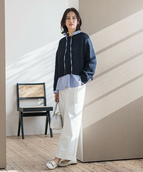 LAUTREAMONT / ロートレアモン その他パンツ | ベルト付きワイドシルエットパンツ≪洗濯機で洗える≫ | 詳細8