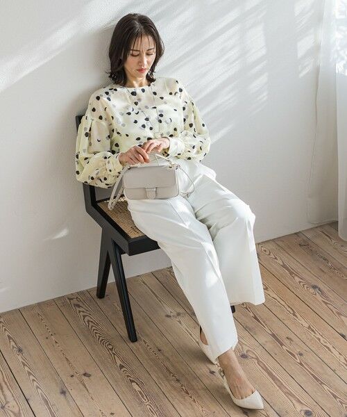 LAUTREAMONT / ロートレアモン その他パンツ | ベルト付きワイドシルエットパンツ≪洗濯機で洗える≫ | 詳細12