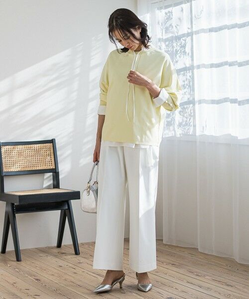 LAUTREAMONT / ロートレアモン その他パンツ | ベルト付きワイドシルエットパンツ≪洗濯機で洗える≫ | 詳細13