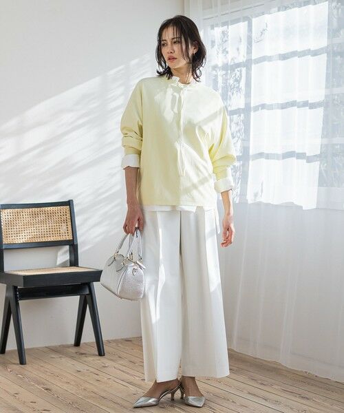 LAUTREAMONT / ロートレアモン その他パンツ | ベルト付きワイドシルエットパンツ≪洗濯機で洗える≫ | 詳細14