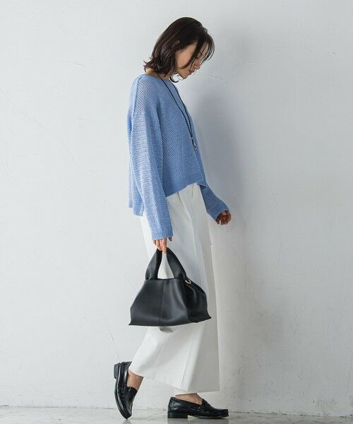 LAUTREAMONT / ロートレアモン その他パンツ | ベルト付きワイドシルエットパンツ≪洗濯機で洗える≫ | 詳細15