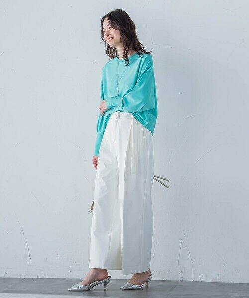 LAUTREAMONT / ロートレアモン その他パンツ | ベルト付きワイドシルエットパンツ≪洗濯機で洗える≫ | 詳細20