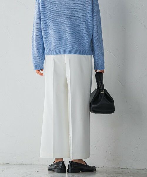 LAUTREAMONT / ロートレアモン その他パンツ | ベルト付きワイドシルエットパンツ≪洗濯機で洗える≫ | 詳細3