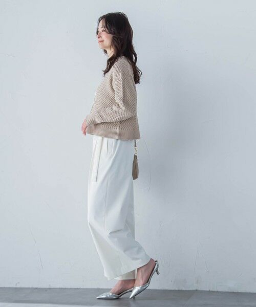 LAUTREAMONT / ロートレアモン その他パンツ | ベルト付きワイドシルエットパンツ≪洗濯機で洗える≫ | 詳細22