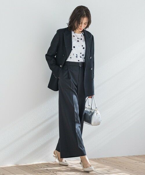 LAUTREAMONT / ロートレアモン その他パンツ | ベルト付きワイドシルエットパンツ≪洗濯機で洗える≫ | 詳細25