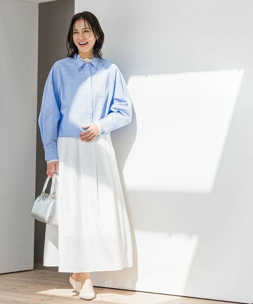 LAUTREAMONT / ロートレアモン ミニ・ひざ丈スカート | シアーフレアースカート≪洗濯機で洗える≫ | 詳細11