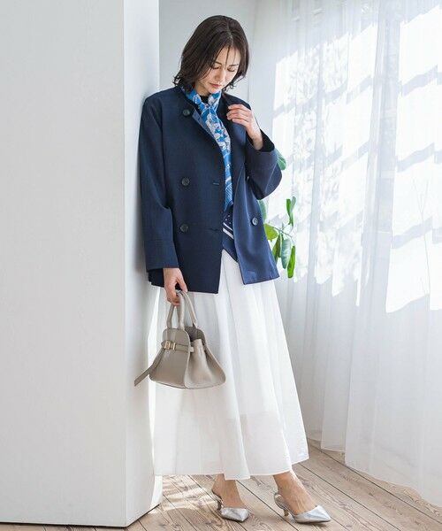 LAUTREAMONT / ロートレアモン ミニ・ひざ丈スカート | シアーフレアースカート≪洗濯機で洗える≫ | 詳細3