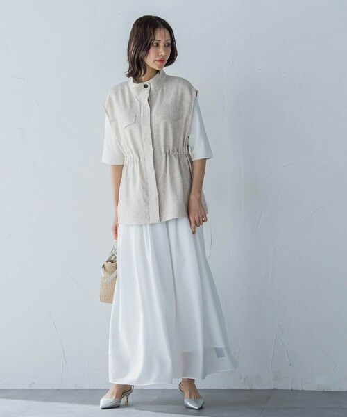 LAUTREAMONT / ロートレアモン ミニ・ひざ丈スカート | シアーフレアースカート≪洗濯機で洗える≫ | 詳細15