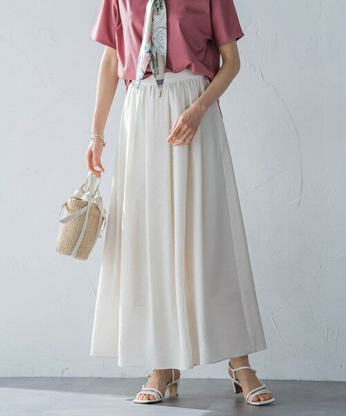 LAUTREAMONT / ロートレアモン ミニ・ひざ丈スカート | シアーフレアースカート≪洗濯機で洗える≫ | 詳細23