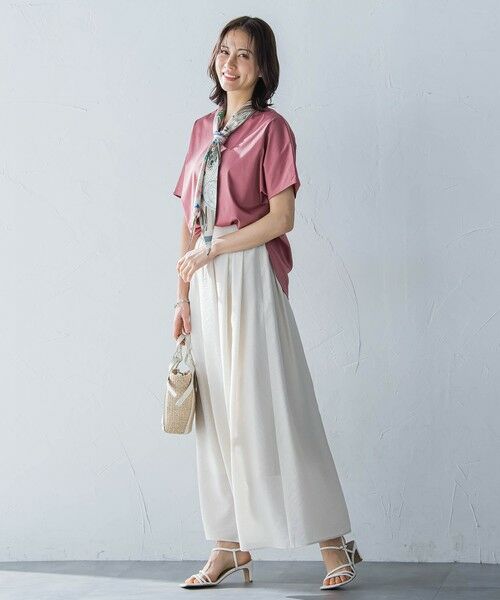 LAUTREAMONT / ロートレアモン ミニ・ひざ丈スカート | シアーフレアースカート≪洗濯機で洗える≫ | 詳細26