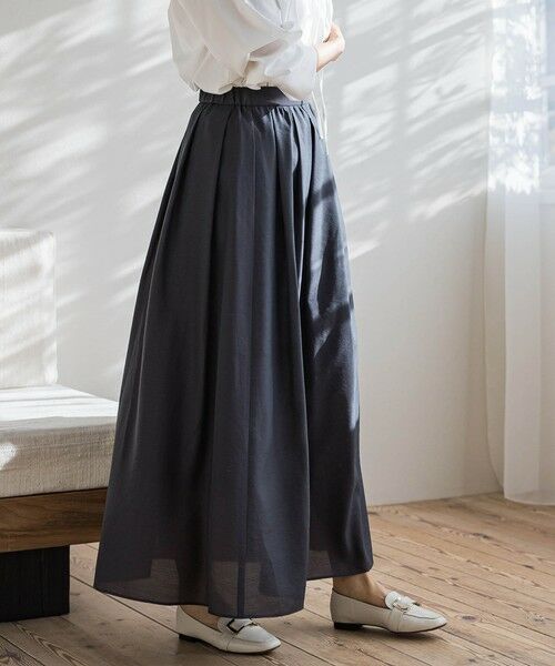 LAUTREAMONT / ロートレアモン ミニ・ひざ丈スカート | シアーフレアースカート≪洗濯機で洗える≫ | 詳細27