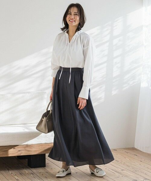 LAUTREAMONT / ロートレアモン ミニ・ひざ丈スカート | シアーフレアースカート≪洗濯機で洗える≫ | 詳細29