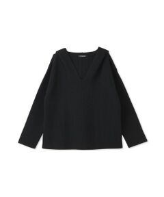 LAUTREAMONT / ロートレアモン ニット・セーター | 【一部店舗限定販売】片あぜ編みフード付きニットプルオーバー≪手洗い可能≫