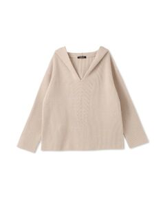 LAUTREAMONT / ロートレアモン ニット・セーター | 【一部店舗限定販売】片あぜ編みフード付きニットプルオーバー≪手洗い可能≫