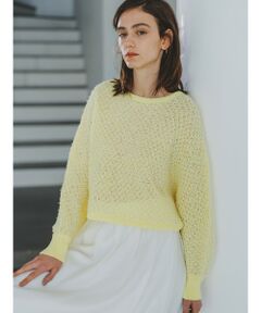 LAUTREAMONT / ロートレアモン ニット・セーター | ボリュームスリーブモールニット≪手洗い可能≫