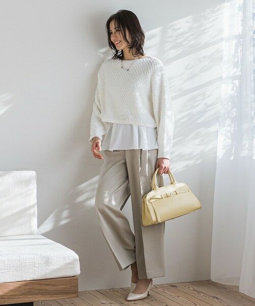 LAUTREAMONT / ロートレアモン ニット・セーター | ボリュームスリーブモールニット≪手洗い可能≫ | 詳細2