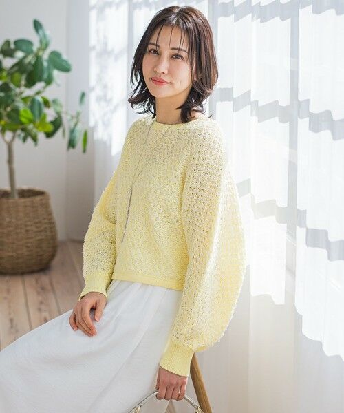 LAUTREAMONT / ロートレアモン ニット・セーター | ボリュームスリーブモールニット≪手洗い可能≫ | 詳細5