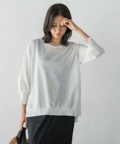 LAUTREAMONT / ロートレアモン ニット・セーター | セミシアーボクシーニットプルオーバー≪手洗い可能≫