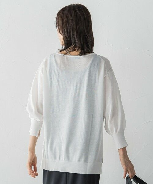 LAUTREAMONT / ロートレアモン ニット・セーター | セミシアーボクシーニットプルオーバー≪手洗い可能≫ | 詳細6