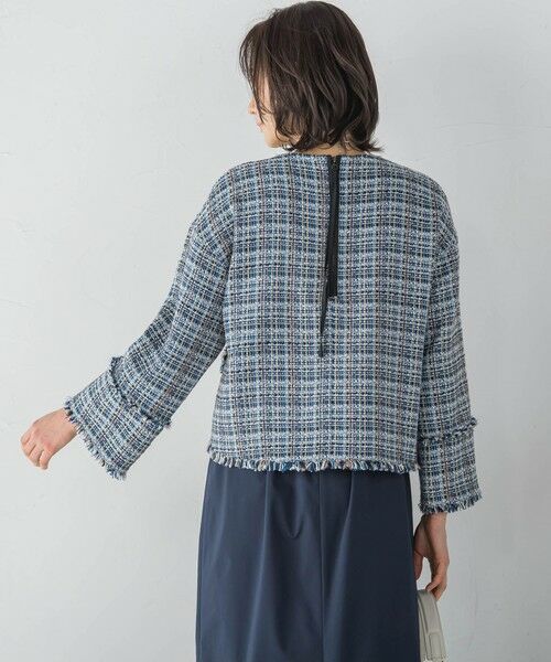 LAUTREAMONT / ロートレアモン シャツ・ブラウス | 【一部店舗限定販売】スラブブッチャーツイードブラウス | 詳細2