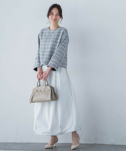 LAUTREAMONT / ロートレアモン シャツ・ブラウス | 【一部店舗限定販売】スラブブッチャーツイードブラウス | 詳細5