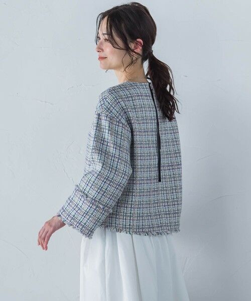 LAUTREAMONT / ロートレアモン シャツ・ブラウス | 【一部店舗限定販売】スラブブッチャーツイードブラウス | 詳細9