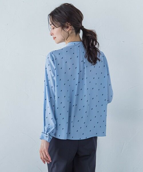 LAUTREAMONT / ロートレアモン シャツ・ブラウス | クラシックボウタイプリントブラウス≪洗濯機で洗える≫ | 詳細6