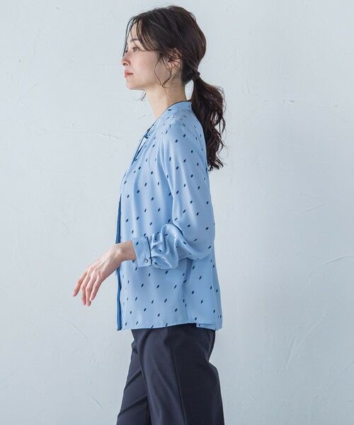 LAUTREAMONT / ロートレアモン シャツ・ブラウス | クラシックボウタイプリントブラウス≪洗濯機で洗える≫ | 詳細7