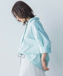 「LAUTREAMONT」 半袖ブラウス 11号 ライトブルー レディース LAUTREAMONT 「LAUTREAMONT」 半袖ブラウス 11号 ライトブルー