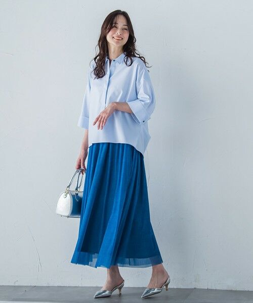 LAUTREAMONT / ロートレアモン シャツ・ブラウス | シワ軽減オックスフォードブラウス≪洗濯機で洗える≫ | 詳細20