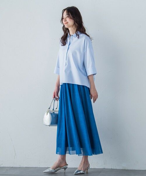 LAUTREAMONT / ロートレアモン シャツ・ブラウス | シワ軽減オックスフォードブラウス≪洗濯機で洗える≫ | 詳細21