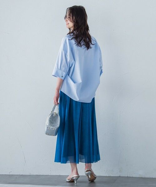 LAUTREAMONT / ロートレアモン シャツ・ブラウス | シワ軽減オックスフォードブラウス≪洗濯機で洗える≫ | 詳細23