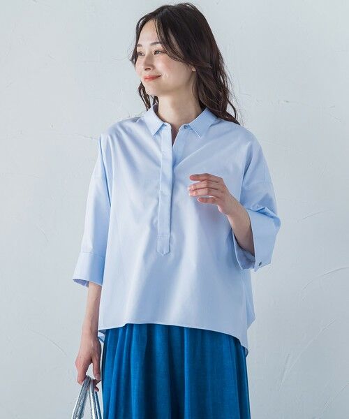 LAUTREAMONT / ロートレアモン シャツ・ブラウス | シワ軽減オックスフォードブラウス≪洗濯機で洗える≫ | 詳細25