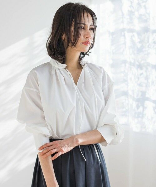 LAUTREAMONT / ロートレアモン シャツ・ブラウス | エアリーフリルブラウス≪洗濯機で洗える≫ | 詳細1