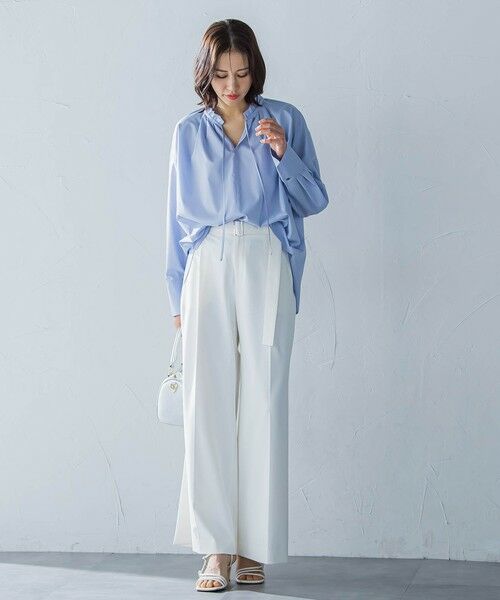 LAUTREAMONT / ロートレアモン シャツ・ブラウス | エアリーフリルブラウス≪洗濯機で洗える≫ | 詳細10