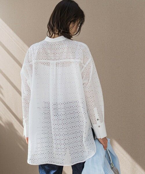 LAUTREAMONT / ロートレアモン シャツ・ブラウス | レースチュニックブラウス≪洗濯機で洗える≫ | 詳細1