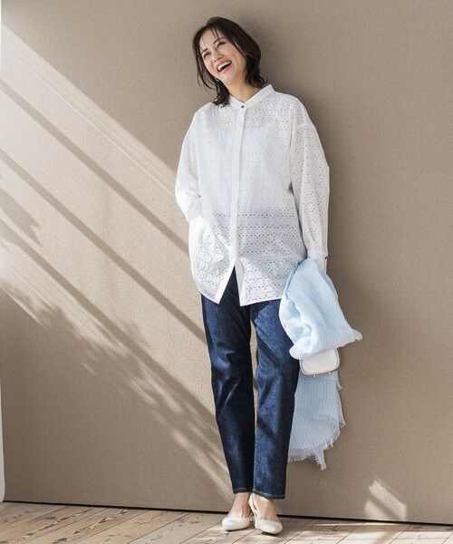 LAUTREAMONT / ロートレアモン シャツ・ブラウス | レースチュニックブラウス≪洗濯機で洗える≫ | 詳細4