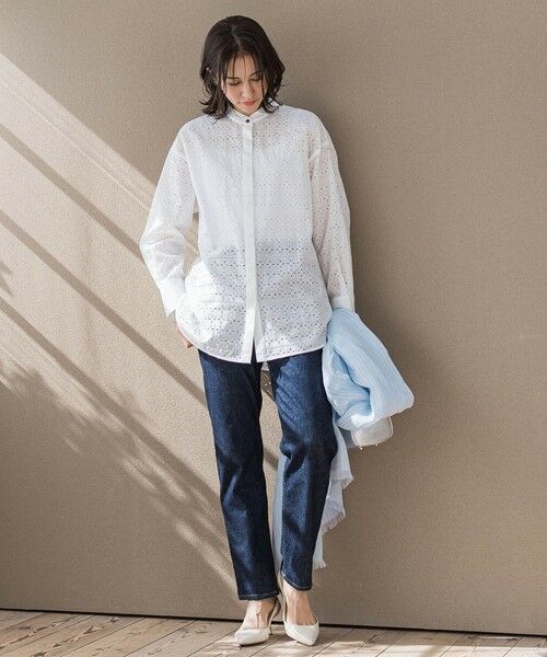 LAUTREAMONT / ロートレアモン シャツ・ブラウス | レースチュニックブラウス≪洗濯機で洗える≫ | 詳細5