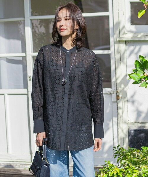 LAUTREAMONT / ロートレアモン シャツ・ブラウス | レースチュニックブラウス≪洗濯機で洗える≫ | 詳細6