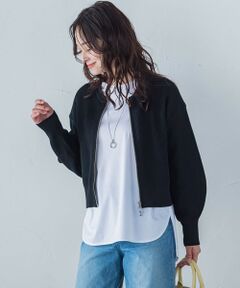 LAUTREAMONT / ロートレアモン テーラードジャケット | 【一部店舗限定販売】ニットブルゾン≪手洗い可能≫