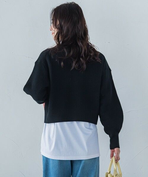 LAUTREAMONT / ロートレアモン テーラードジャケット | 【一部店舗限定販売】ニットブルゾン≪手洗い可能≫ | 詳細7