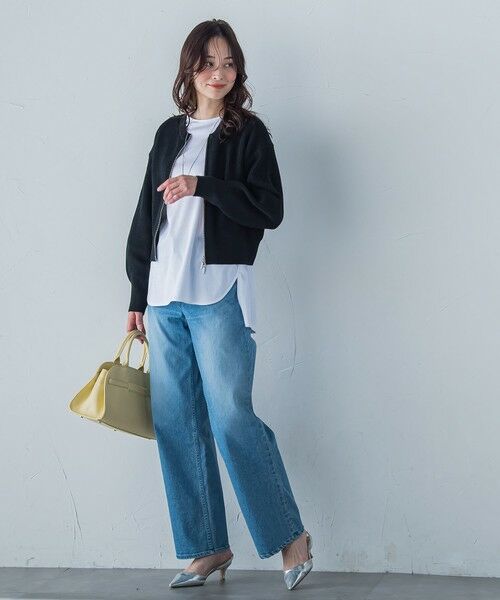 LAUTREAMONT / ロートレアモン テーラードジャケット | 【一部店舗限定販売】ニットブルゾン≪手洗い可能≫ | 詳細9