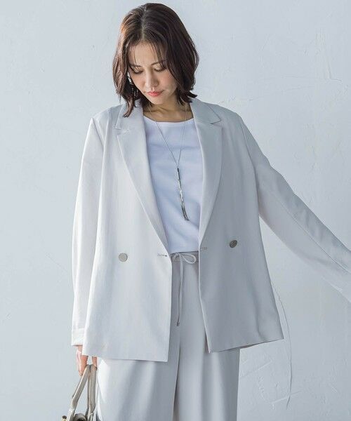 LAUTREAMONT / ロートレアモン テーラードジャケット | キレイ×リラックス アムンゼンジャケット≪接触冷感/UV/洗濯機で洗える≫ | 詳細24