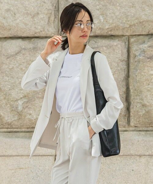 LAUTREAMONT / ロートレアモン テーラードジャケット | キレイ×リラックス アムンゼンジャケット≪接触冷感/UV/洗濯機で洗える≫ | 詳細25