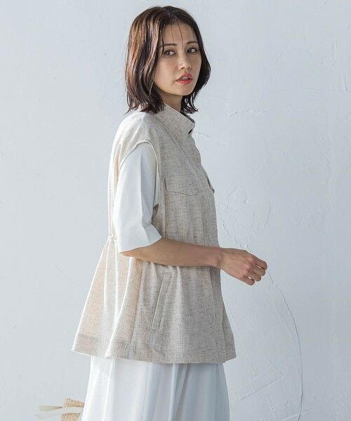 LAUTREAMONT / ロートレアモン ダウンジャケット・ベスト | サマーツイードジレ | 詳細7