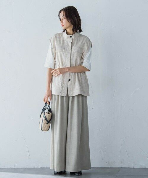 LAUTREAMONT / ロートレアモン ダウンジャケット・ベスト | サマーツイードジレ | 詳細9